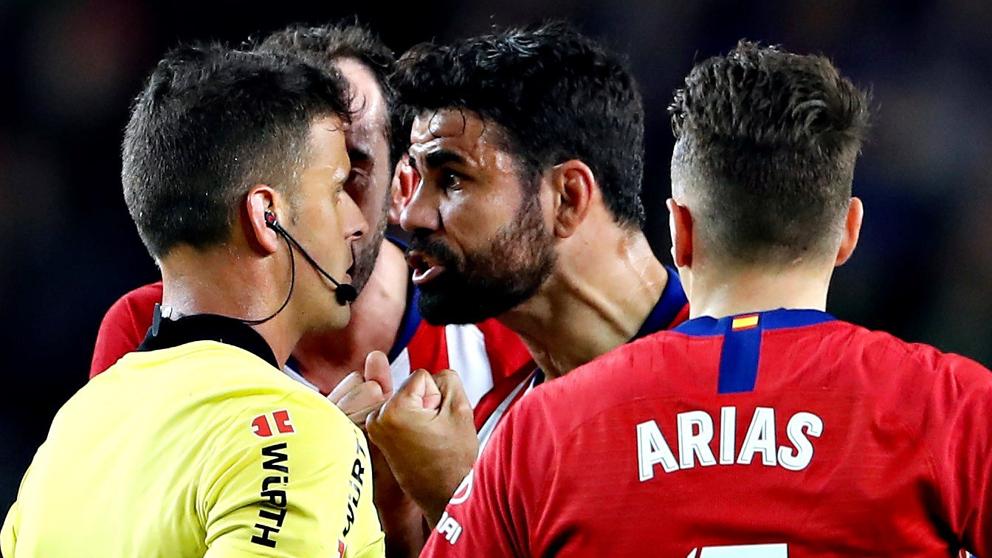 La durísima sanción a la que se expone Diego Costa por su expulsión en el Camp Nou